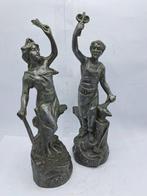 sculptuur, Travaille / Agriculture - 35 cm - Tin