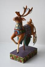 Jim Shore-Enesco - Kerstdecoratie ENESCO - Reindeer Blue, Diversen, Kerst, Nieuw