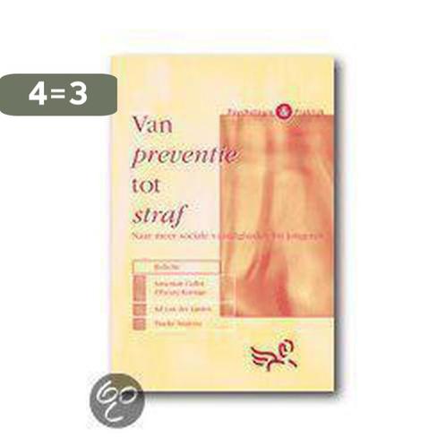 Van preventie tot straf / Psychologie & praktijk, Boeken, Studieboeken en Cursussen, Gelezen, Verzenden
