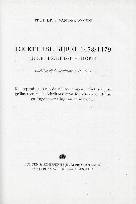 De Keulse bijbel, 1478-1479, in het licht der historie, Boeken, Overige Boeken, Gelezen, Verzenden