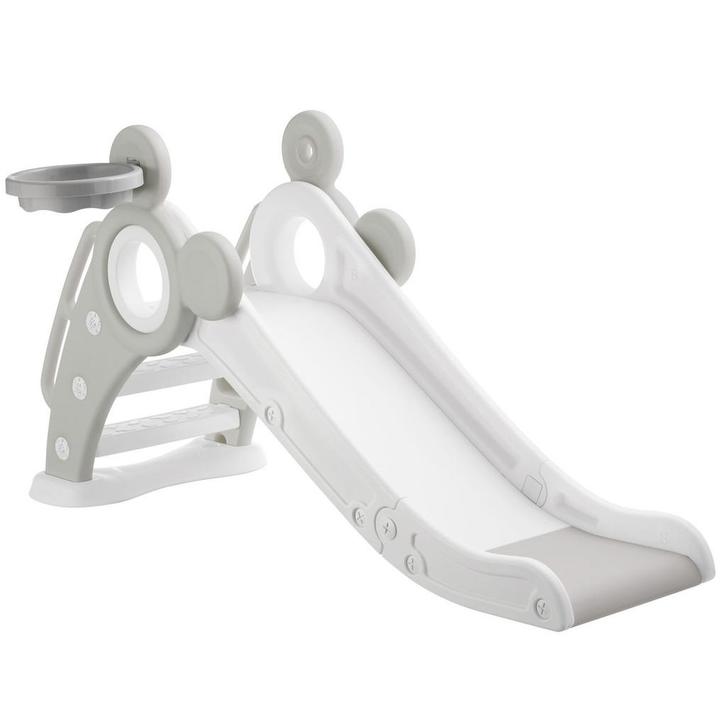 tectake Kinderglijbaan Joy, met basketbalring, inklapbaar -, Enfants & Bébés, Jouets | Extérieur | Aires de jeux, Envoi