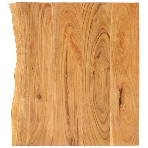 vidaXL Wastafelblad 58x52x3,8 cm massief acaciahout, Doe-het-zelf en Bouw, Sanitair, Nieuw, Verzenden