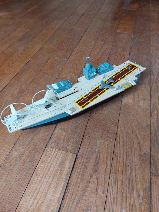 Marx Toys - Modelschip - Battery Operated Aircraft Carrier,, Antiek en Kunst, Antiek | Speelgoed