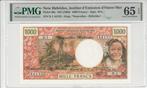 1980 New Hebrides P 20c 1000 Francs Nd Pmg 65 Epq, Timbres & Monnaies, Billets de banque | Europe | Billets non-euro, Verzenden