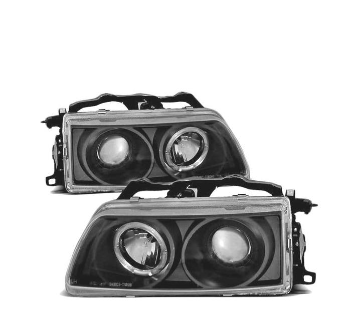 Phares Pour Honda Crx 90-92 Angel Eyes Fond Noir, Auto-onderdelen, Verlichting, Verzenden