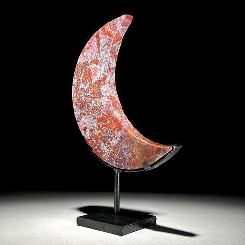 PAS DE PRIX DE RÉSERVE - Éclatant jaspe rouge En forme de, Antiek en Kunst, Kunst | Designobjecten
