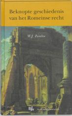 Beknopte geschiedenis van het Romeinse recht 9789054544296, Livres, W.J. Zwalve, Verzenden