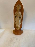 Beeld, Heilig Hart van Jezus - 41 cm - Hout, Gips - 1950, Antiek en Kunst