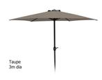 Aluminium Parasol met handig opdraaisysteem - Ø300 cm -, Tuin en Terras, Verzenden, Nieuw