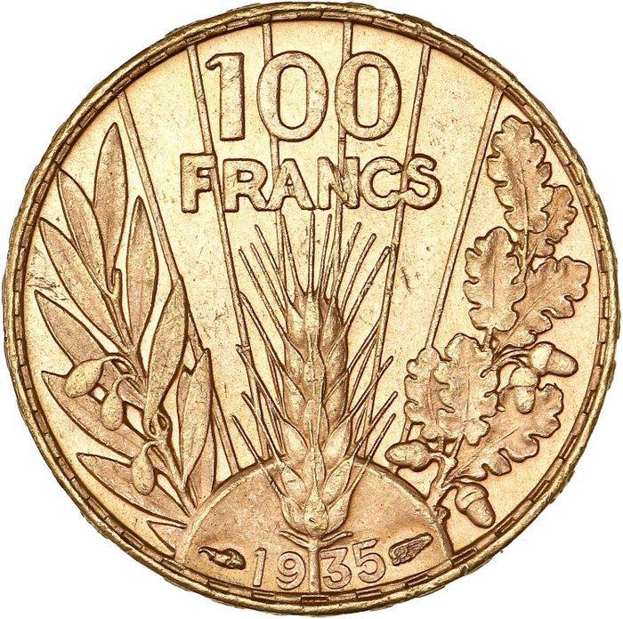 Frankrijk. 100 Francs 1935 Bazor, Postzegels en Munten, Munten | Europa | Euromunten