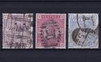 Groot-Brittannië 1883/1884 - set van 3 postzegels Queen, Postzegels en Munten, Postzegels | Europa | UK, Gestempeld