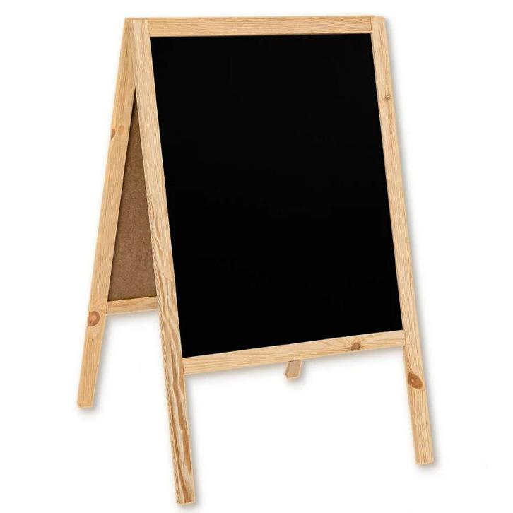 Krijtstoepbord | CLASSIC | Hout | Naturel |, Zakelijke goederen, Horeca | Keukenapparatuur, Nieuw in verpakking, Verzenden