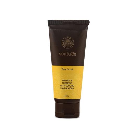 Gezichtsscrub (Peeling) Walnoot-Kurkuma-Sandelhout SoulTree, Sport en Fitness, Gezondheidsproducten en Wellness, Ophalen of Verzenden
