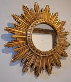 Wandspiegel - Hars - Zonnespiegel van resin - Convex glas,, Antiek en Kunst, Curiosa en Brocante