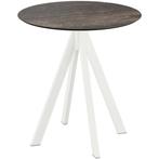 Inklapbare Tafel | INFINITY | HPL/RVS | Houtlook Blad | Wit, Verzenden, Nieuw in verpakking
