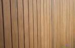 Bardage en bois Fraké thermo, Bricolage & Construction, 200 à 250 cm, Planche, Autres essences de bois, Moins de 25 mm