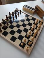 staunton schaakset koning 8 cm - Schaakspel - Hout, Antiek en Kunst