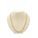 Gouden jasseron schakelketting, Ophalen of Verzenden, Gebruikt, Overige kleuren, Goud