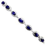 Sans prix de réserve - Bracelet Plaqué or blanc sur argent, Bijoux, Sacs & Beauté