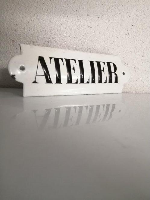 Emaille bord (3) - 1930s - Toiletten/Privé/Atelier -, Antiek en Kunst, Antiek | Wandborden en Tegels