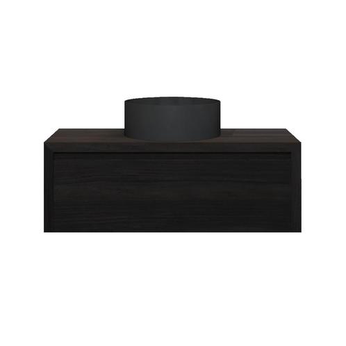 Gliss Design Onderkast Ares 100 cm Charcoal, Doe-het-zelf en Bouw, Sanitair, Bad, Nieuw, Ophalen of Verzenden