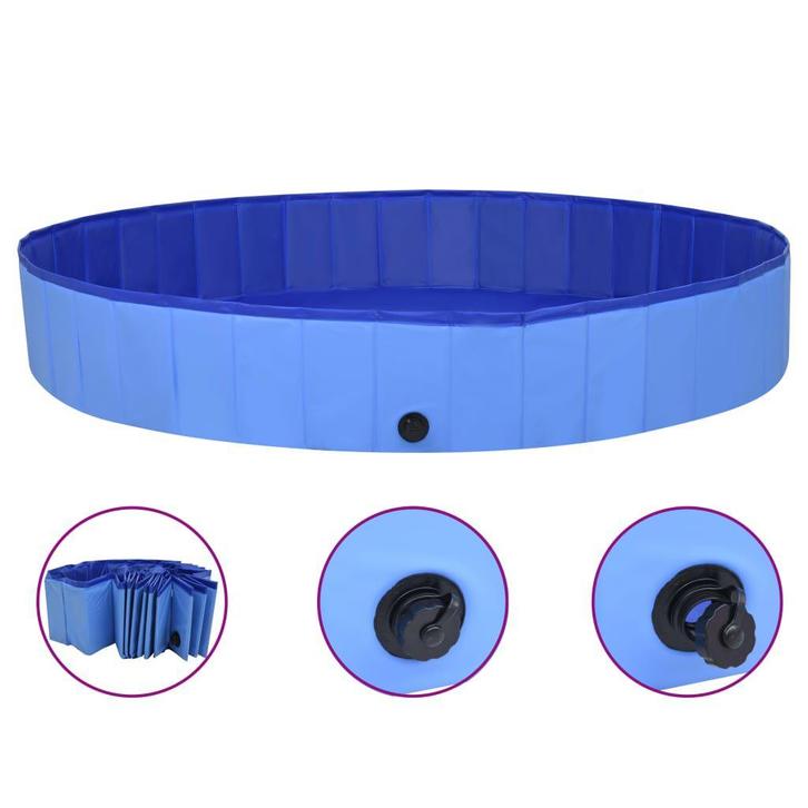 PVC Hondenzwembad 200cm | Retour Deal | Blauw & Duurzaam, Dieren en Toebehoren, Honden-accessoires, Nieuw, Verzenden