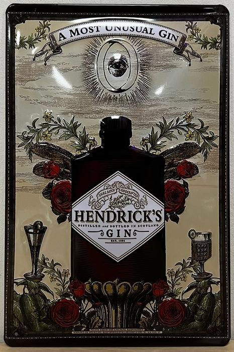 Hendricks Gin reclamebord, Collections, Marques & Objets publicitaires