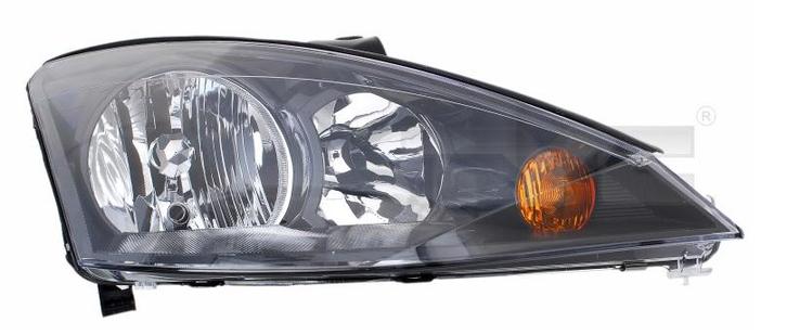 Ford Focus 2002-2004 Zwart Koplamp Rechts (Koplampen), Auto-onderdelen, Verlichting, Nieuw, Verzenden