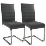 Tweedekans | Juskys Set van 2 Moderne Eetkamerstoelen -, Ophalen of Verzenden, Nieuw