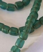 Birmese Late Samon Vallei Geschilderd archaïsch glas Ketting, Antiek en Kunst