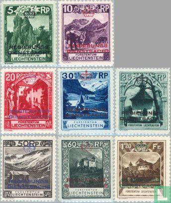 Liechtenstein - 1932 Landschappen (LIE D1) - 1932, Postzegels en Munten, Postzegels | Europa | Overig, Postfris, Verzenden