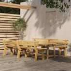 vidaXL Ensemble à manger de jardin 3 pcs Bois de pin, Verzenden, Neuf