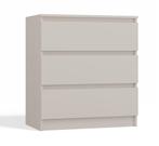 Ladekast creme 3 lades Creme (Slaapkamer), Verzenden