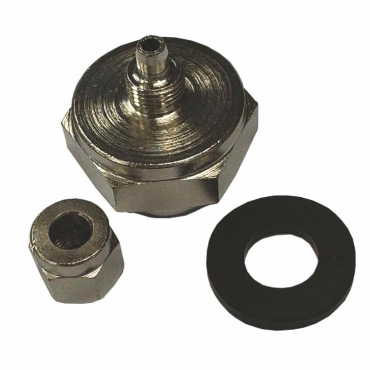 Kraannippel Met Tuit Chroom Schroef, Elektronische apparatuur, Koelkasten en IJskasten, Verzenden