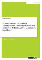 El Funcionalismo y la Teoria de Transposicion o. Tanga,, Tanga, Samuel, Verzenden