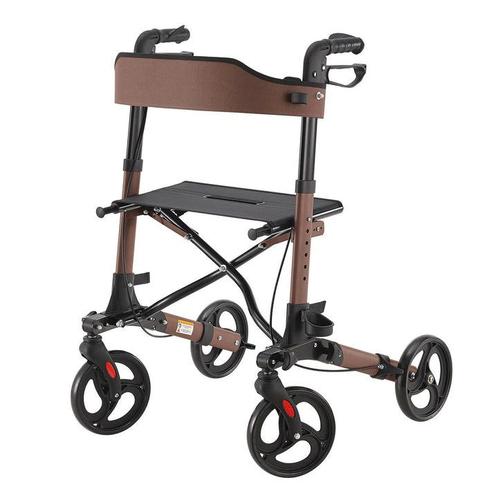 Tweedekans | Juskys Aluminium Rollator - Met Zitting - 63 x, Kinderen en Baby's, Speelgoed | Educatief en Creatief, Ophalen of Verzenden