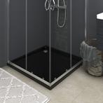 vidaXL Receveur de douche carré ABS Noir 80x80 cm, Bricolage & Construction, Sanitaire, Neuf, Verzenden