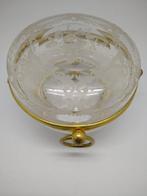 Koektrommel - Glas, Messing - Franse glazen koektrommel