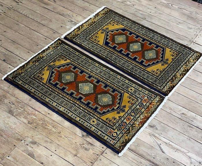 Prachtige Bukhara-tweelingen - Vloerkleed - 103 cm - 60 cm, Huis en Inrichting, Stoffering | Tapijten en Vloerkleden