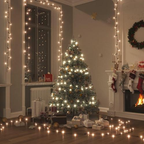vidaXL Lichtsnoer met 600 LEDs met 8 lichteffecten IP44 60, Diversen, Kerst, Nieuw, Verzenden