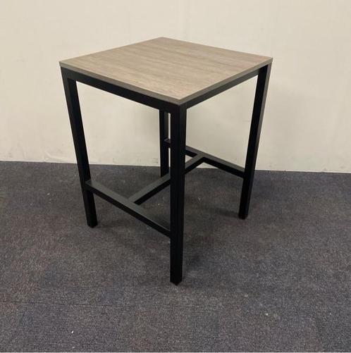 Tweedehands statafel (hxbxd) 111x80x80 cm, Bruin eiken blad, Huis en Inrichting, Tafelonderdelen, Gebruikt