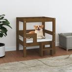 vidaXL Hondenmand 55,5x53,5x60 cm massief grenenhout, Dieren en Toebehoren, Honden-accessoires, Verzenden, Nieuw