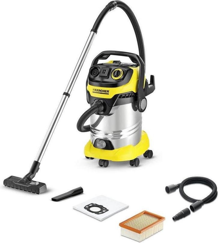 Karcher WD6 - Stofzuiger - 1300W, Tuin en Terras, Hogedrukreinigers, Verzenden