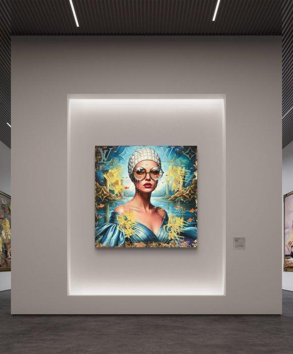 Nicole Lubbers - The Swimmer’s Dream XL, Antiek en Kunst, Kunst | Schilderijen | Modern