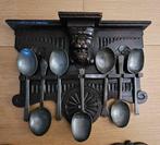 A M - Bestekset (29) - Tin - 4 rekjes tinnen lepels, Antiek en Kunst