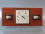 SBF - Station météo - bois, verre et métal - Baromètre -