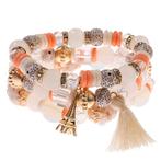 Fako Bijoux® - Armband Set - Boho - Bohemian - Eiffeltoren -, Verzenden, Nieuw