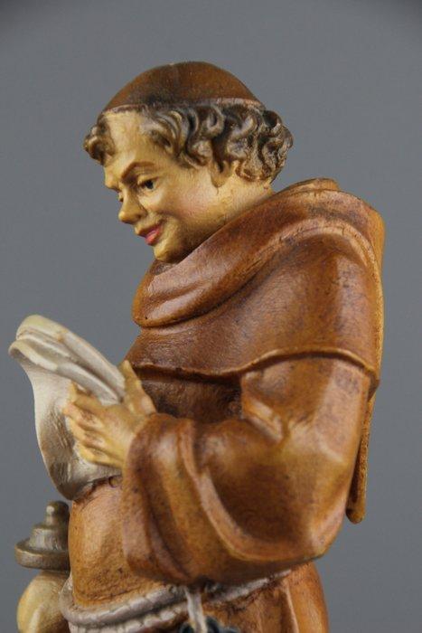 Monnik met Bierkan - Snijwerk Hout - Italië, Antiek en Kunst, Antiek | Boeken en Manuscripten
