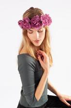 Bloemenkrans Haar Pioenrozen Paars Bloemen Haarband Boselfje, Kleding | Dames, Carnavalskleding en Feestkleding, Nieuw, Ophalen of Verzenden