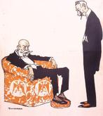 Rokende Wilhelm en Frans Jozef op spotprent (lijst optie), Livres, Journaux & Revues, Verzenden